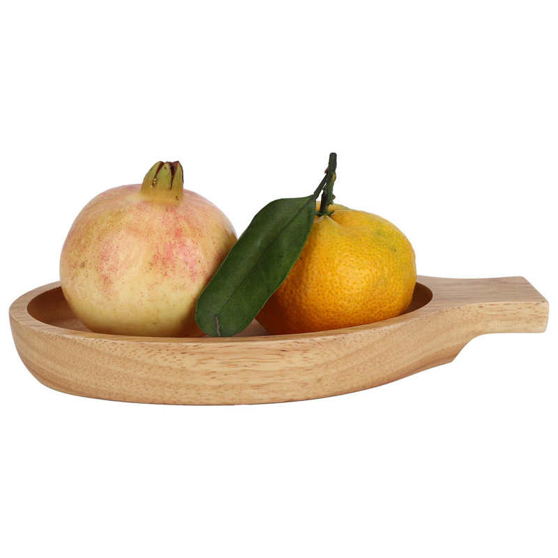 Plato de madera con forma de pez, 9,4x4,9x1,4 pulgadas, para comida, cafetería, para el hogar