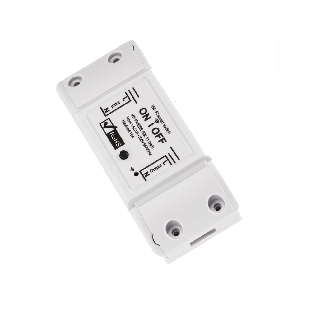 Smart Home Switch WiFi Wireless Remote Control Circuit Breaker Circuit Controller Module Alexa Google Home Smartlife Tuya App: 1PCS