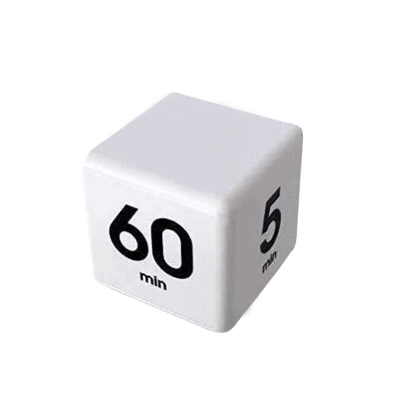 Cube Miracle minuterie cuisine réveil yoga minuterie sieste rappel: White