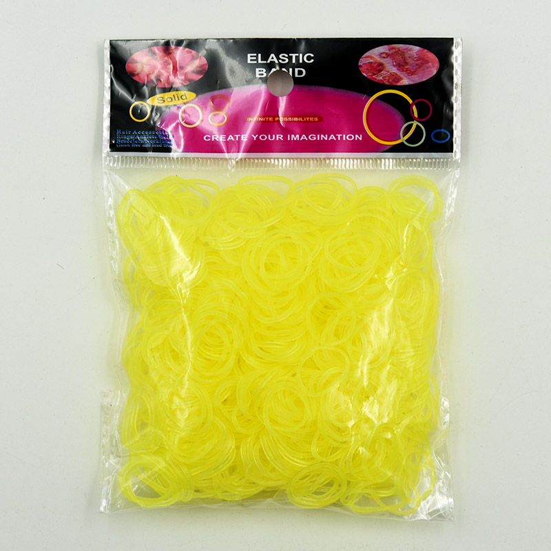 Ensemble de bandes de métier à tisser, Kit de fabrication de bracelets à faire soi-même, Kit de bandes de métier à tisser lumineuses fluorescentes transparentes, Kit de démarrage d'élastiques colorés avec: Marron