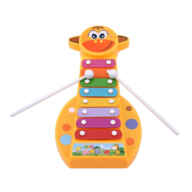 Kids Lawaaimaker Xylofoon Wijsheid Juguetes Muziek Instrument Speelgoed voor Kinderen Mew Baby Kids Baby 8-Note Xylofoon Musical speelgoed