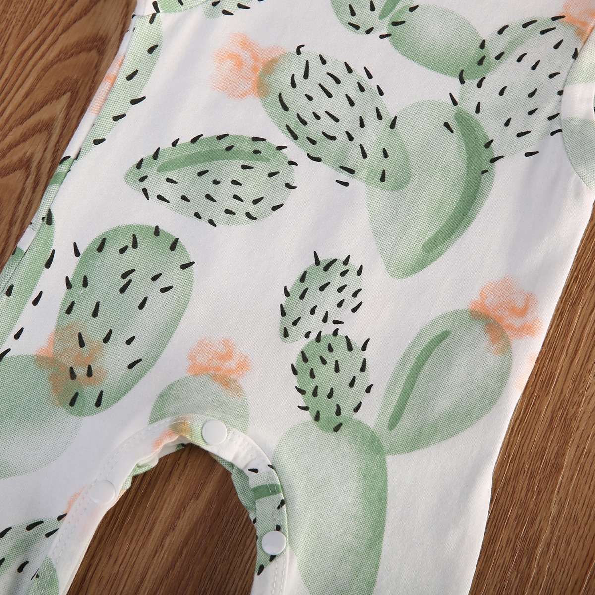 Baby Clothing Newborn Baby Kids Boys Girls cactus Romper Sleeveless Jumpsuit Cotton Outfit Set