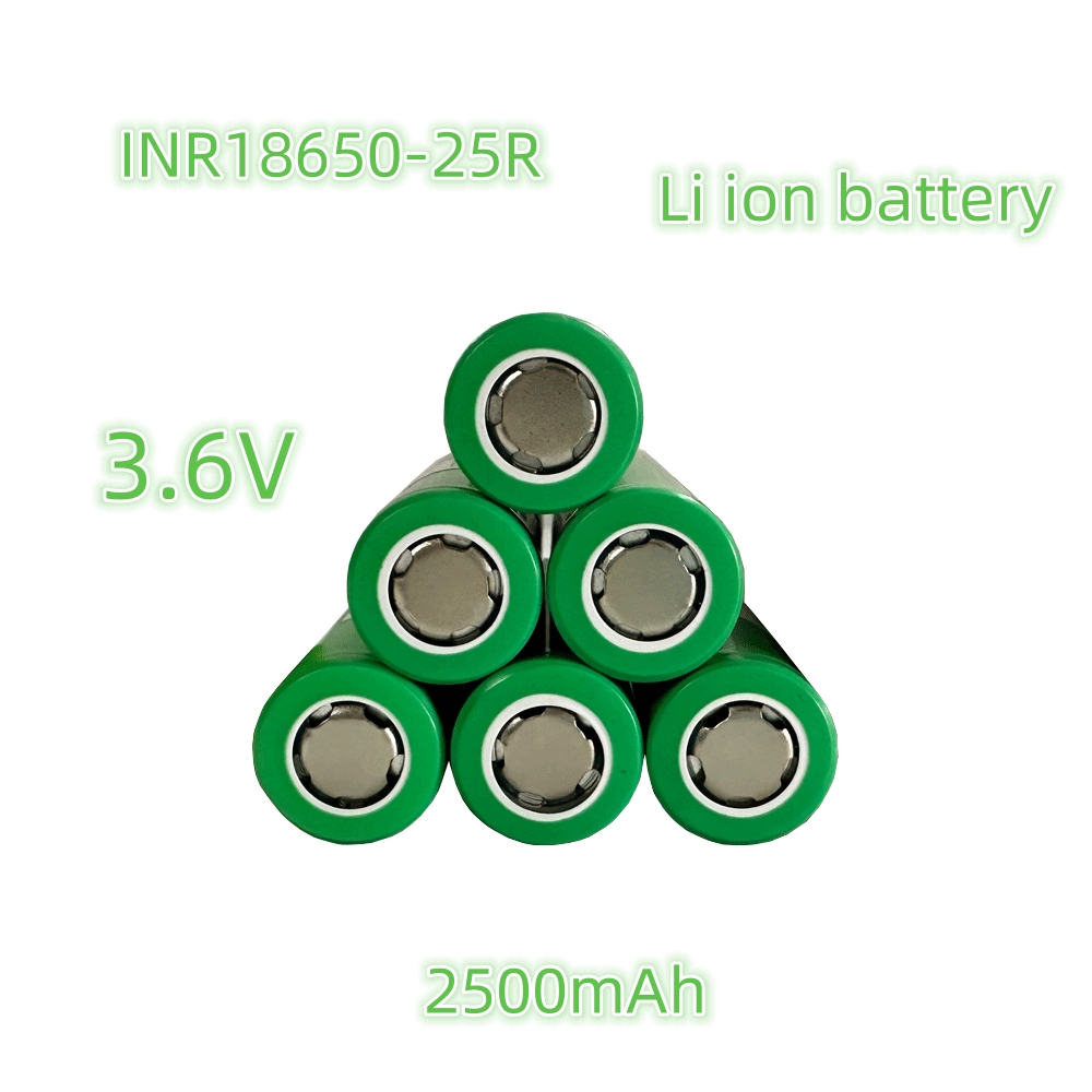 3.6V 2500mAh 18650 Battery For Samsung INR 18650 25R Lithium Lon Battery Replacement External Battery