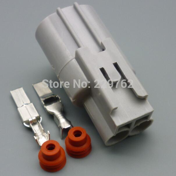 Shhworlsea-conector de ventilador electrónico para coche, accesorio masculino y hembra de 2 pines, resistente al agua, para Toyota Ford Focus Mazda Haima 176142, 2, 76143, 6