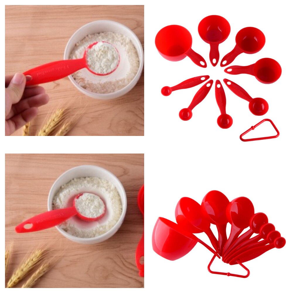 8 Pieces/set Measuring Spoons Spice DIY Cake Baking Measurement Kitchen Gauges Stackable Tablespoons Home Tool Accessories