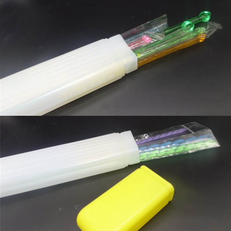 Portable Needle Organizer Clothes Knitting Tools Plastic Sewing Boxes Travel Set Multi-function Box Knitting Needles Box