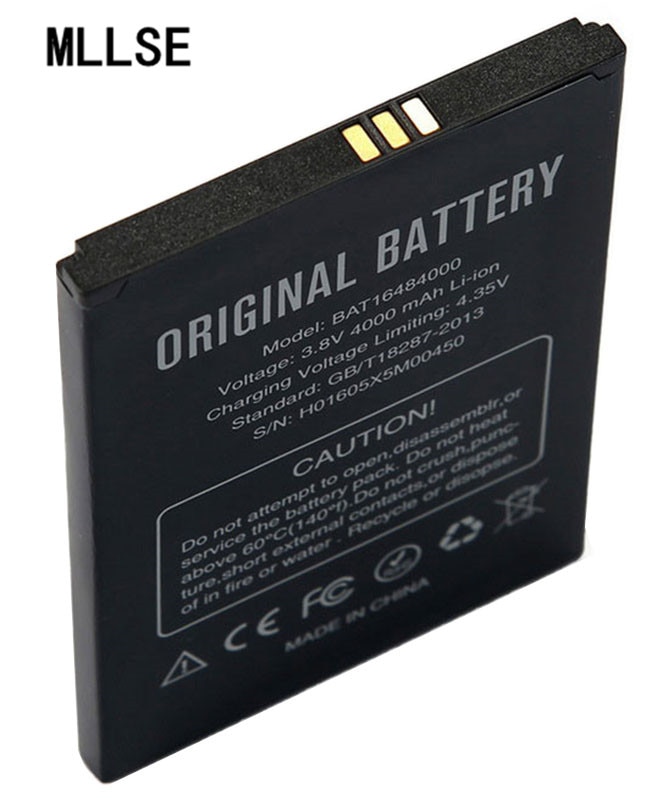MLLSE 4000mAh batterij Voor DOOGEE X5 MAX Pro Mobiele telefoon batterij