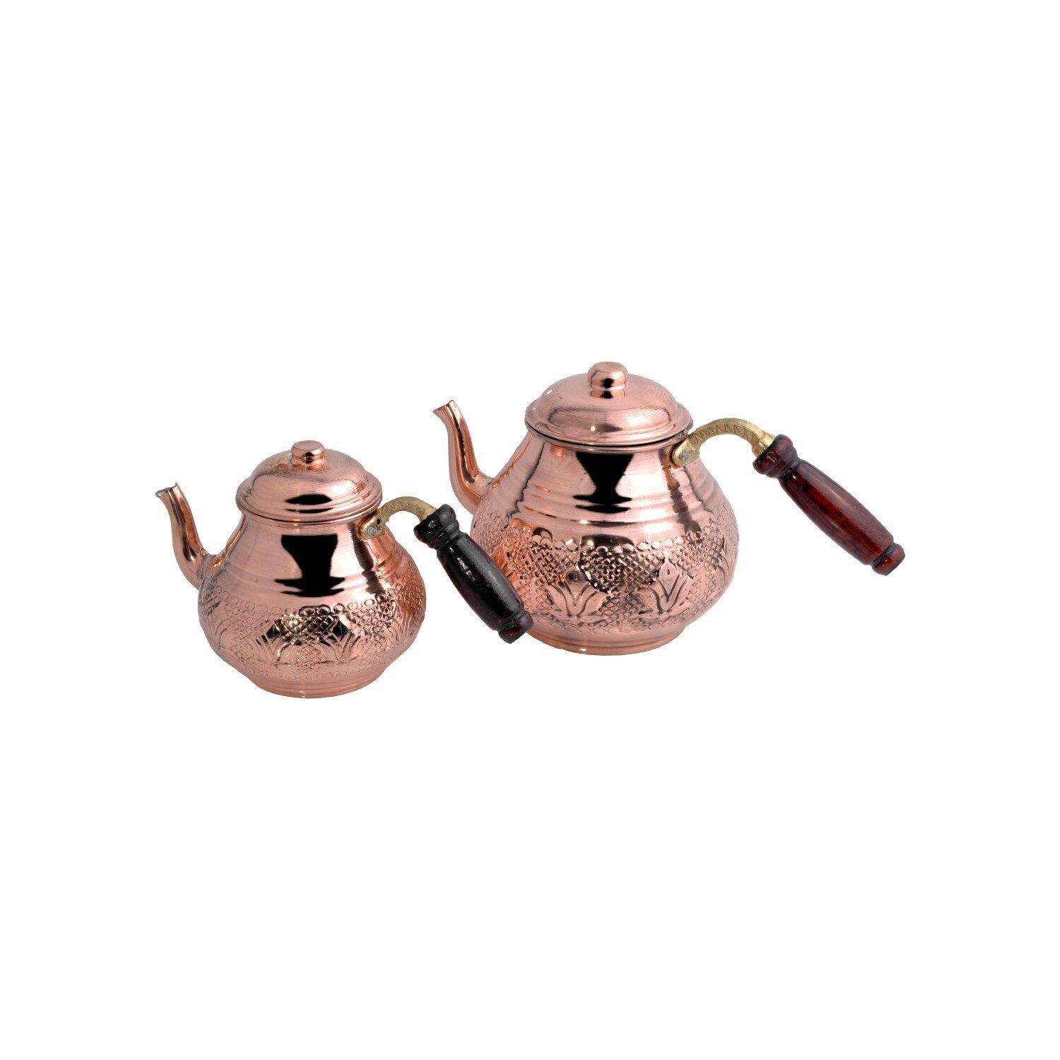 Teapots Tea Pot Copper Handmade Tea Set Traditional Turkish Chinese Japanese Asian Tea Coffee Kettle Boiler Christmas