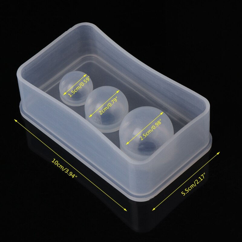 Silicone Mold Mirror Craft DIY Jewelry Making Universe Ball UV Resin Cake Decor Decorative Cake