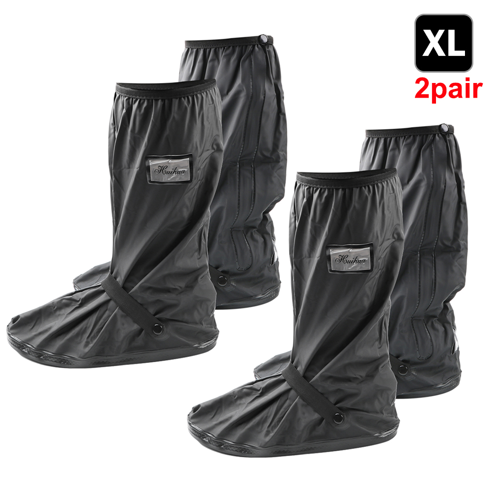 Couvre-chaussures de pluie réutilisables pour moto, Scooter, Dirt Bike, couvre-bottes antidérapants, unisexe, protecteurs de chaussures de vélo pour jours de pluie et de neige: Or