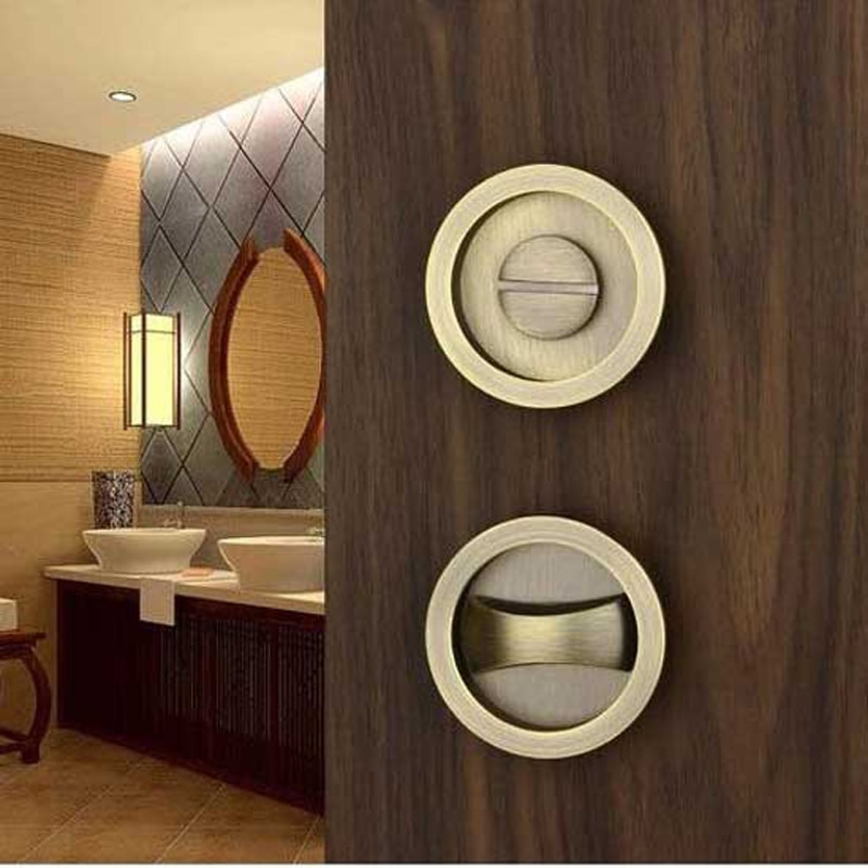 Zinc Alloy Mortice Sliding Door Lock door handles for interior Sliding Door Lock Modern Anti-theft wood Sliding Door Lock