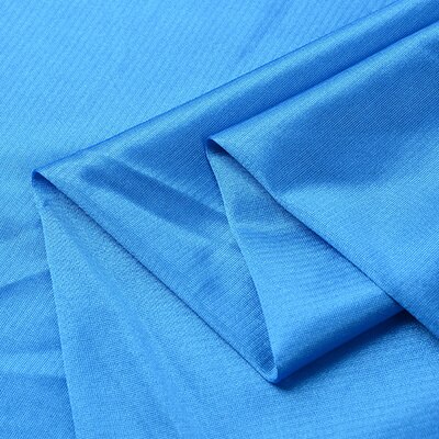 High-elastic and light-elastic knit Ribery fabric lining lining chiffon skirt fabric elastic force. soft. Drape. Silk luster.: 21 Lake blue