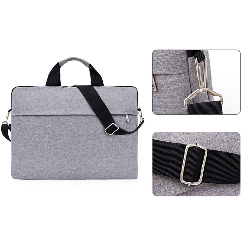 Casual portable document bag computer handbag document storage organizer bag men file briefcase bag messenger