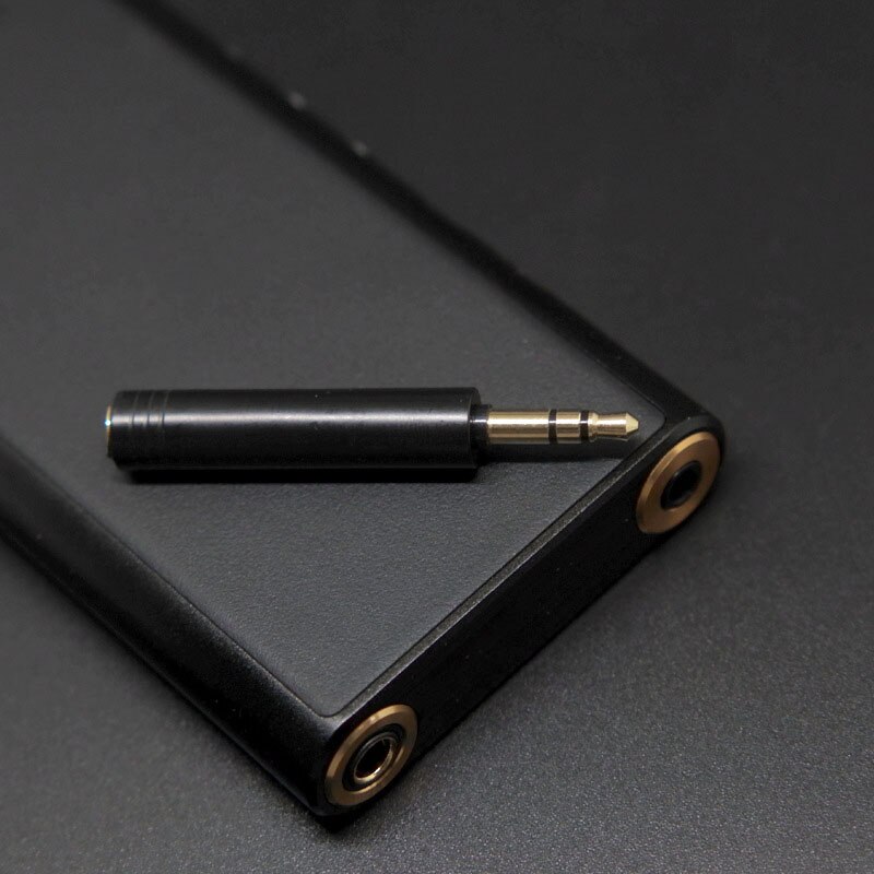 Durable And Practical Copper 80/220Ohm Headphone Impedance Plug Adapter 3.5mm Eliminate Earphone Noise