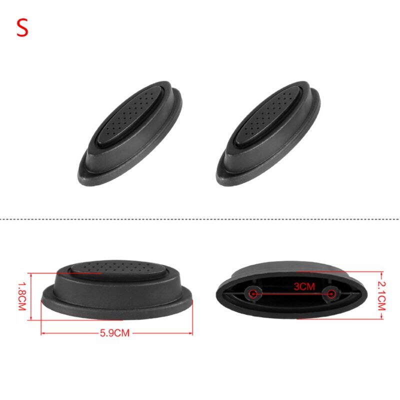 1Pair Replacement Plastic Stud Luggage Feet Pads for Luggage Bags Suitcase Stand Feet: S