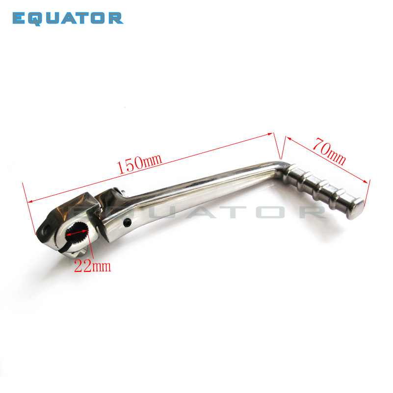 Motorcycle Steel Kick Start Lever 13mm Mounting Hole Fit To ZONGSHEN LONCIN LIFAN 50/90/ 110 cc 125cc Dirt Pit bike Spare Parts