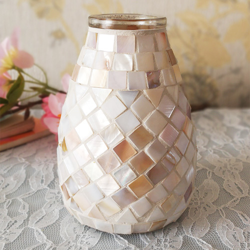 Vase miroir en mosaïque verre nordique | Ornements décoratifs de maison moderne, arrangement de fleurs, accessoires décoratifs hydroponique: B