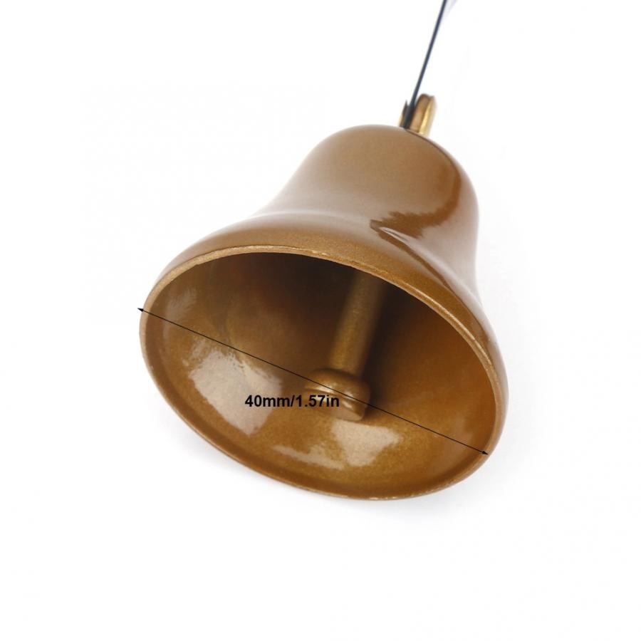 1-5 Antique Shopkeepers Bell Antique Wall Mounted Metal Shopkeepers Doorbell Dog Training Bell Home Decoration