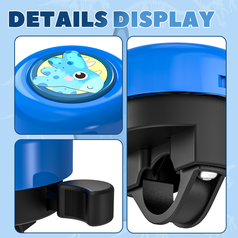 Timbre de bicicleta para niños, Mini anillo de ciclismo bonito, alarma de advertencia para Scooter, triciclo, manillares deportivos, bocina, accesorios para bicicleta
