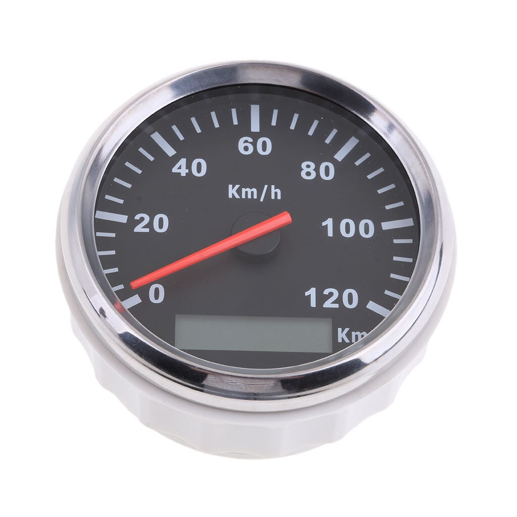 85mm GPS-snelheidsmeter – 0-120 Km/u – 7 Kleuren Achtergrondverlichting – IP67 Waterdicht Voor Auto, Boot En Motor