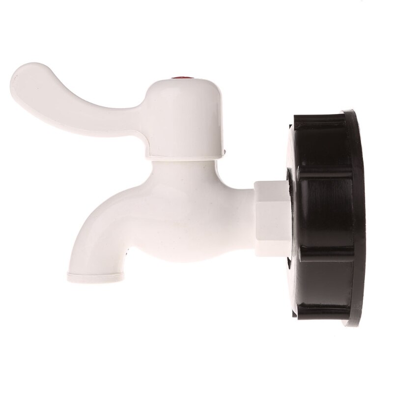 IBC Tote Tank Food Grade Drain Adapter 2.36" Coarse Thread To 3/4" Garden Hose Faucet Valve
