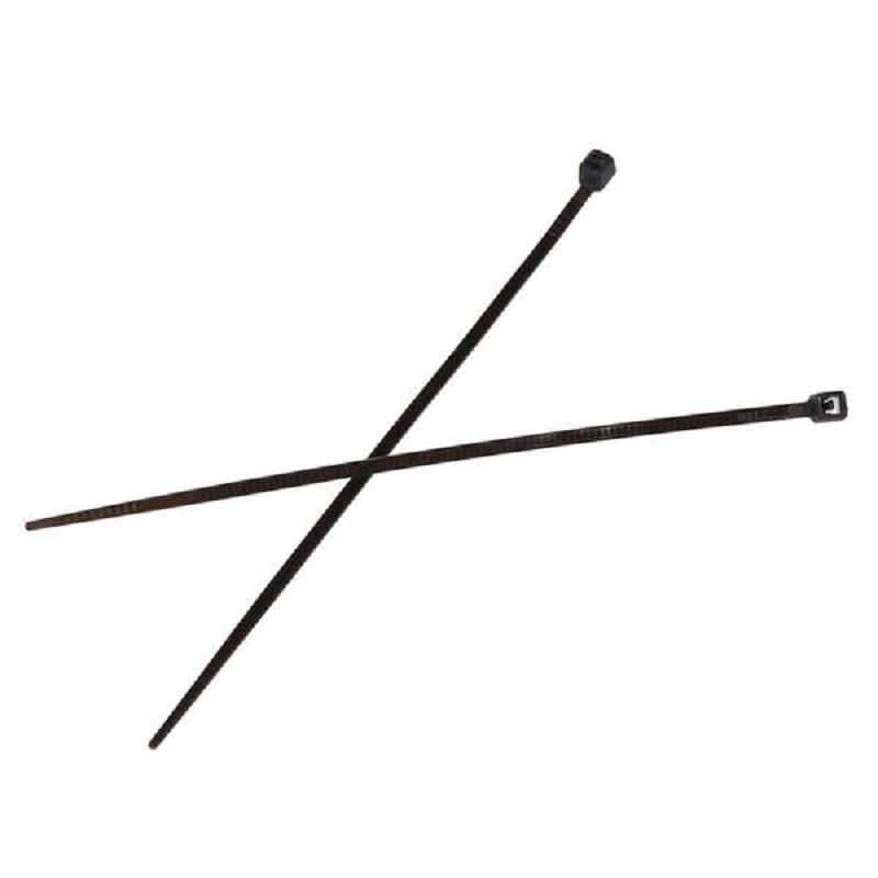! Cable Ties nylon1000 Pcs Black Plastic Cable Zip Tie Fasten Wrap 95mm x 2mm