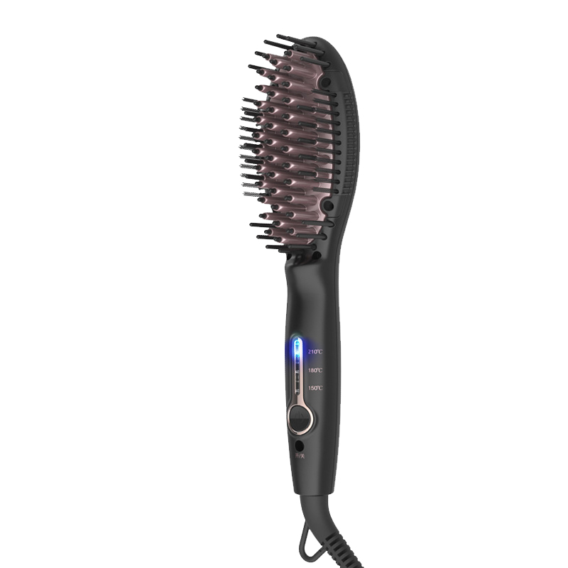 Xiaomi Pritech spazzola per raddrizzare i capelli lisci con regolazione della temperatura portatile ZF1 bigodino donna ferro raddrizzamento piatto: EU