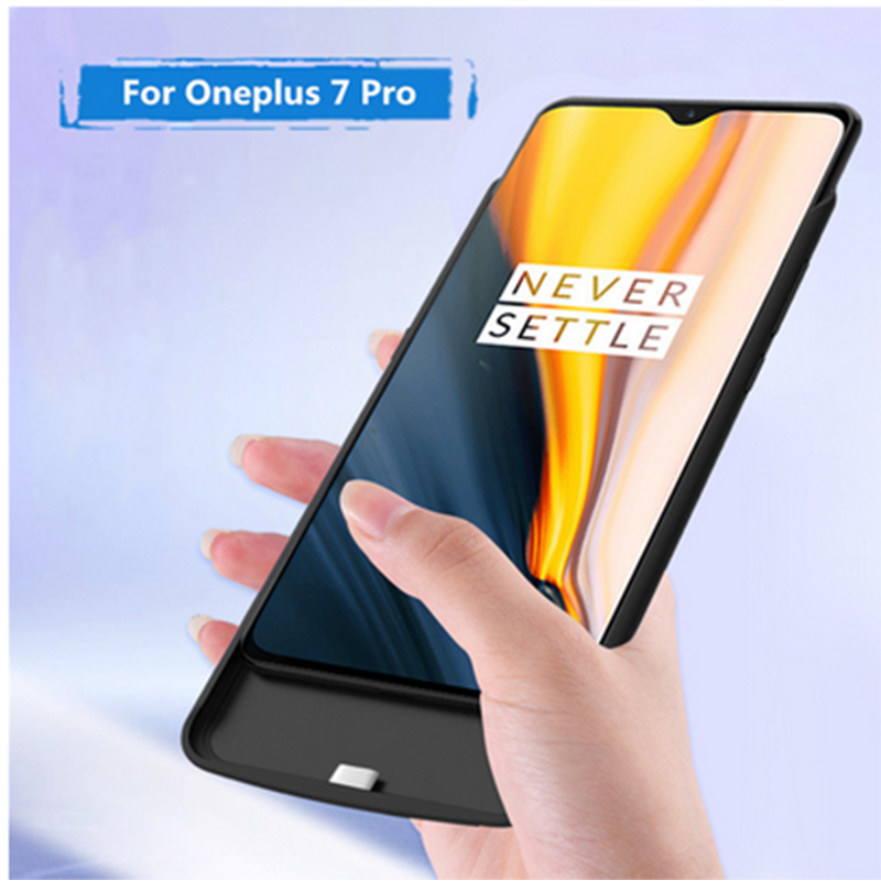 Neng Dunne Charger Case 6500Mah Voor Oneplus 7 7Pro Externe Batterij Case Shockproof Power Bank Opladen Power Cover Batterij case