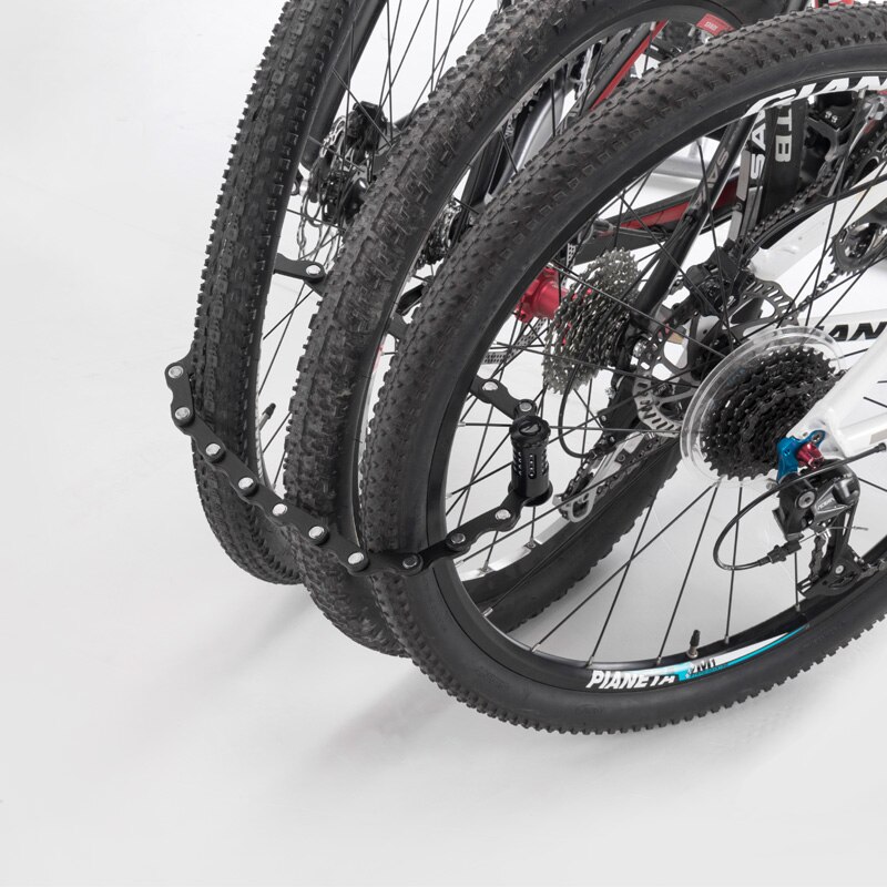 ROCKBROS Password Bike Locks Bicycle Lock Mini High Security Drill Resistant Lock Anti Theft Cylinder MTB Bicycle Accessories