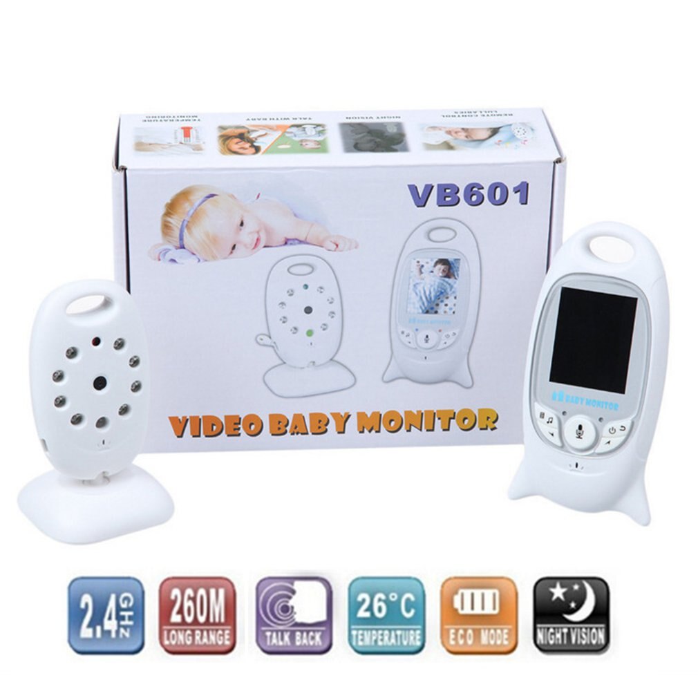 VB601 2.4g niania elektroniczna niemowlę monitor niania elektroniczna niemowlę monitor wbudowany kołysanki monitorowanie temperatury noc wizja dla dzieci opiekun