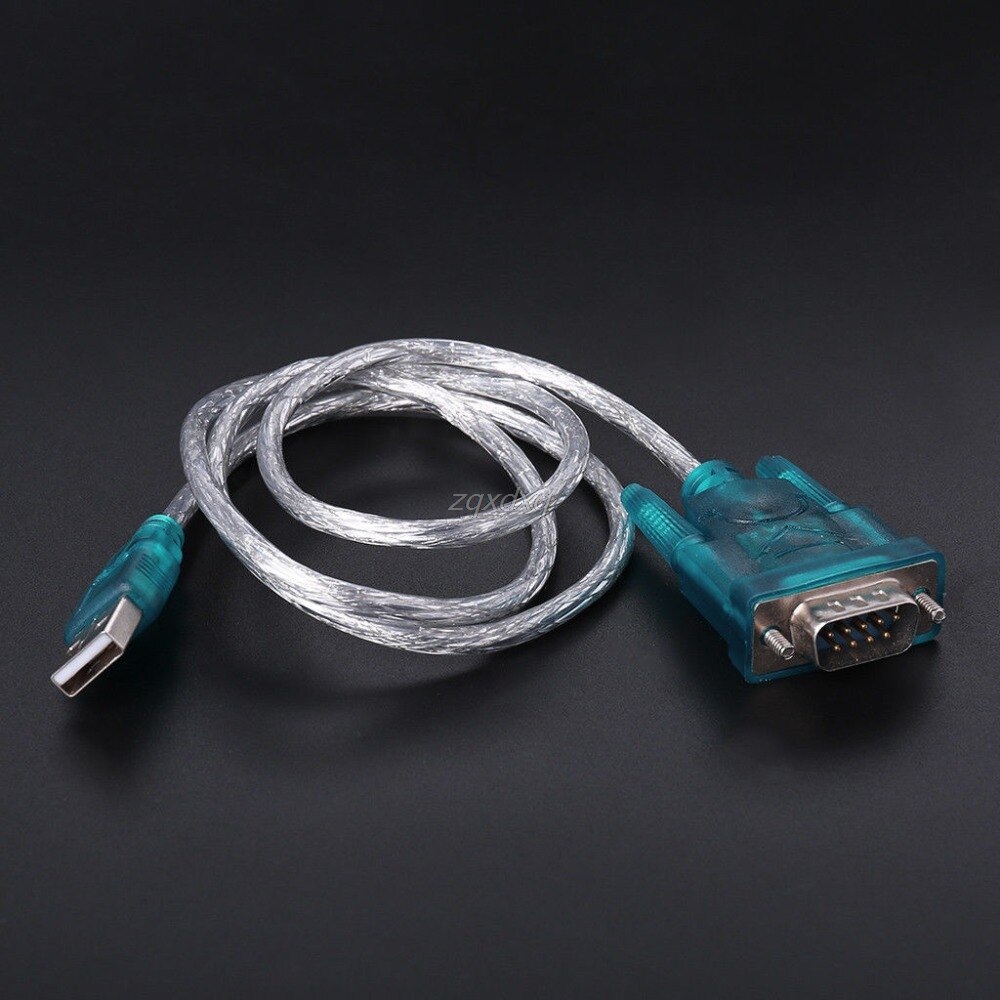 Conversor e adaptador de porta serial usb para rs232, 9 pinos, db9, cabo com porta serial, conversor, whosale, envio direto