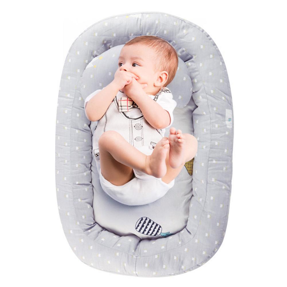 Bébé nid lit Portable berceau voyage lit infantile enfant en bas âge coton berceau pour -né clôture de protection autour pour éviter le renversement