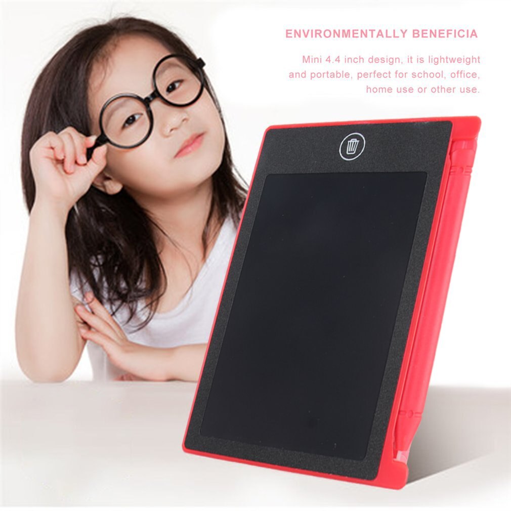 4.4 inch Mini Writing Tablet Digital LCD Drawing Notepad Electronic Practice Handwriting Painting Tablet Pad for Kids: Blue