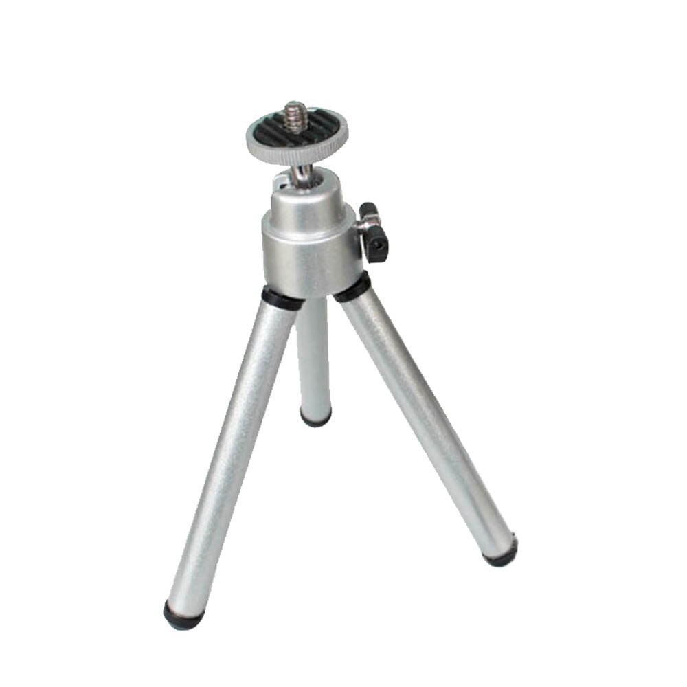 Mini Flexible Tripod 2 Section Stand Holder for Projector Camera Aluminum Alloy Desktop Tripod for Mobile Phone