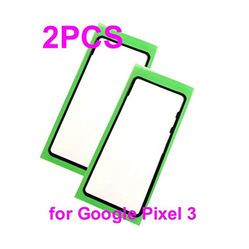 2X Replacement battery door pre-cut adhesive back cover case glue sticker For HTC Google Pixel 3XL Google Pixel 3 smartphone