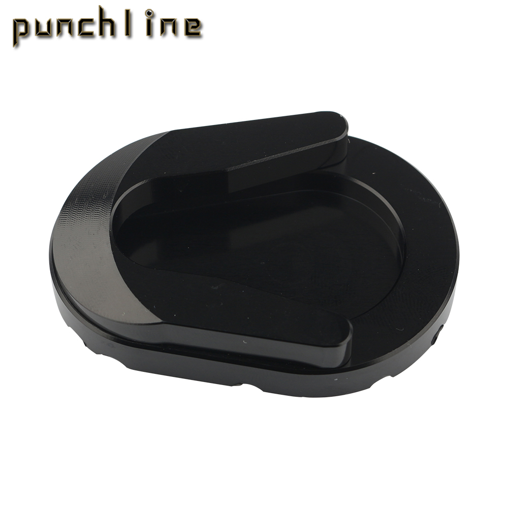 Fit SR GT200 SRGT200 SR GT 200 2021-2024 Cavalletto laterale per SR GT125 SR GT 125 Estensione del cavalletto Ingranditore Pad: Black