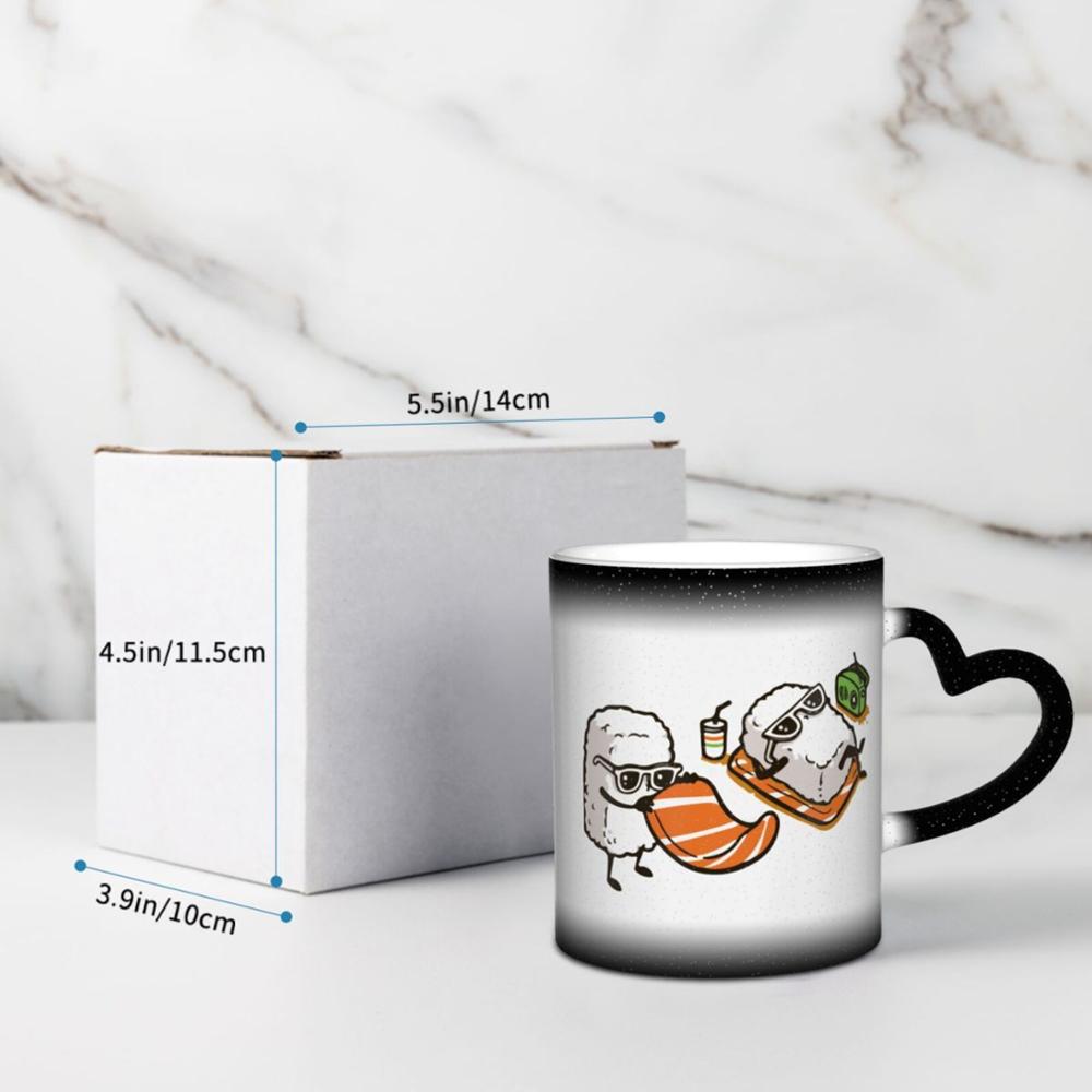 Sashimi Sushi Knuffel Koffie K Mokken Glas Cups Tazas Set Wegwerp Solo Houder Donut Grappig Halloween Tasse Canecas Vrienden Термос