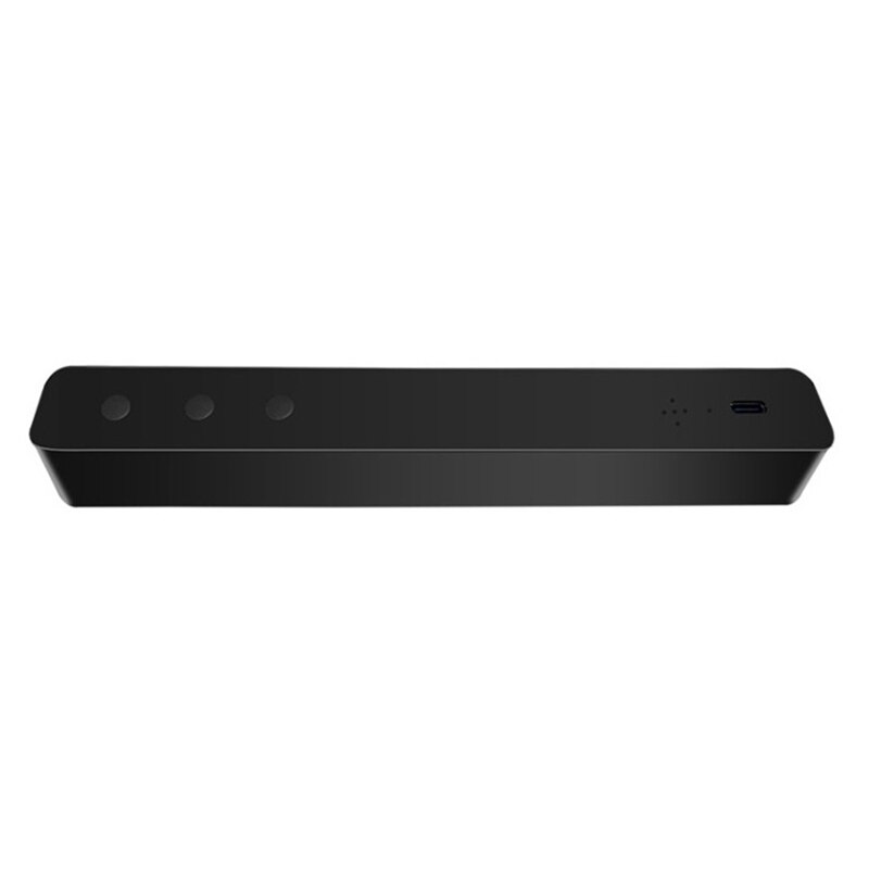 LED Strip Light Sound Control Pickup Rhythm Light Music Atmosphere Light RGB Colorful Tube USB Lamp Light: black