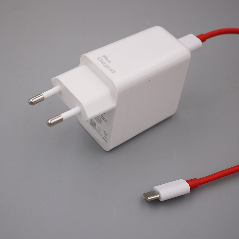 Oneplus Charger 65W Surper Snel Opladen Voor Een Plus 9 Pro 9R 8T + 5G Warp Lading 65W Power Adapter Met Type C Naar Type C Kabel