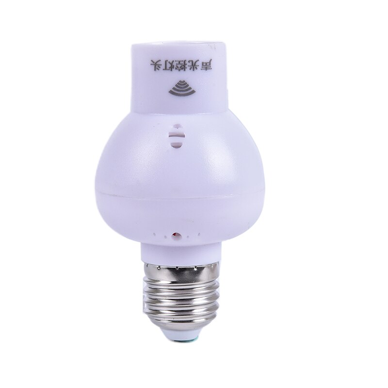 Capteur de lumière sonore d&#39;intérieur E27, 1 pièce, support de lampe de contrôle, Bases de lampe à vis, interrupteur à douille pour couloir, escalier, ampoule d&#39;éclairage