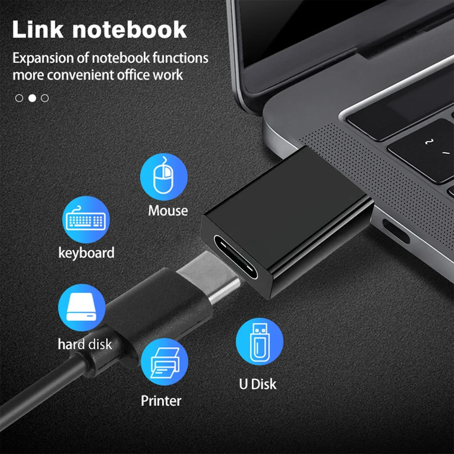OTG Connector USB To Type C Mobile Phone Adapter USB 3.0 Male to Female USB Type C Converter For PC Laptops Macbook Xiaomi