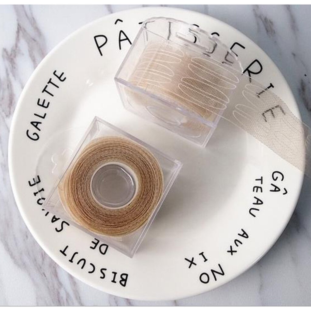 240x Invisible Fiber Double Adhesive Natural Eyelid Stickers Eye Tapes Tool