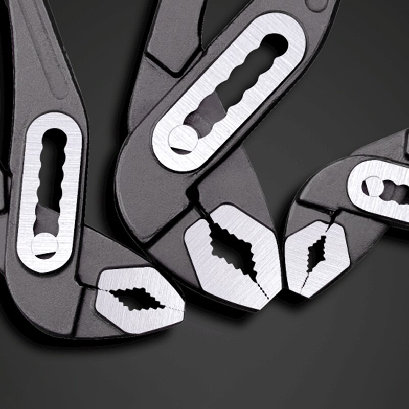8" 10" 12" water pump pliers quick release plumbing pliers straight chin groove joint tool