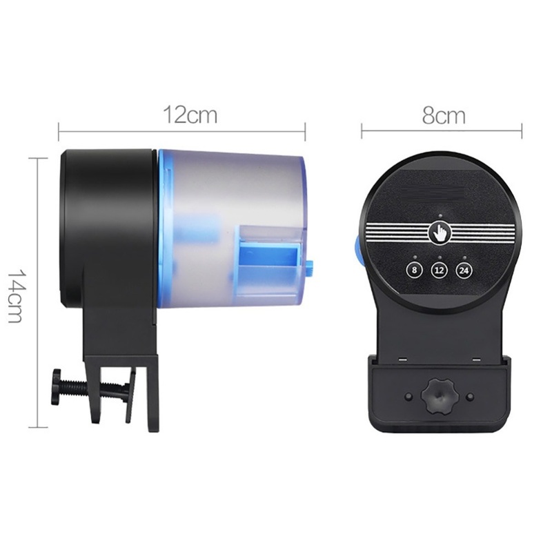 Adjustable Automatic Aquarium Timer Auto Fish Tank Pond Food Feeder Feeding with LCD Aquarium Tank Automatic Fish Feeder