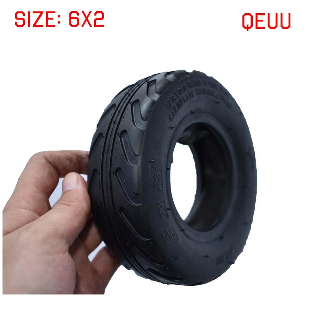 6X2 Inner -Tube and Outer tyre 6 Inch Scooter Tire & 6x2 Pneumatic tire trolley electric scooter pneumatic tire: Tube and Tyre