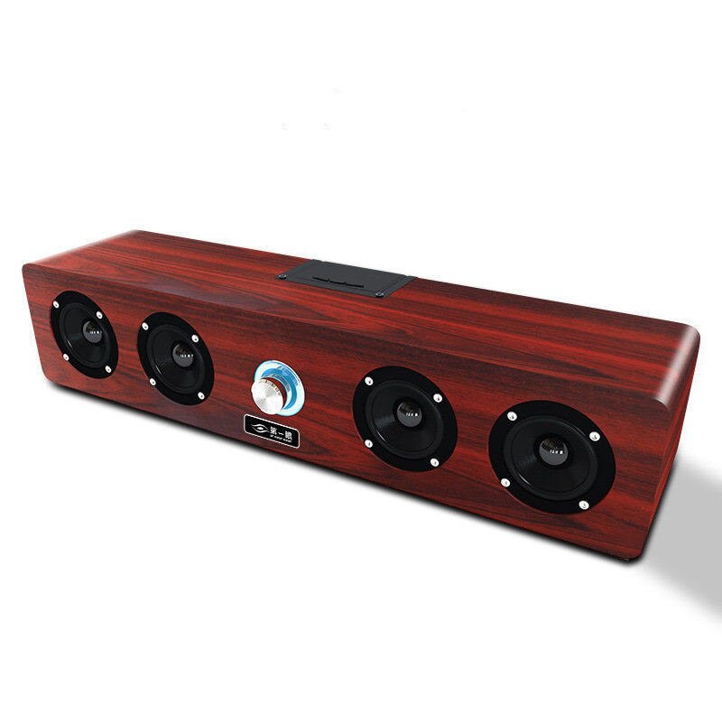 Houten Portable20W Draadloze Bluetooth Speaker Ste... – Vicedeal