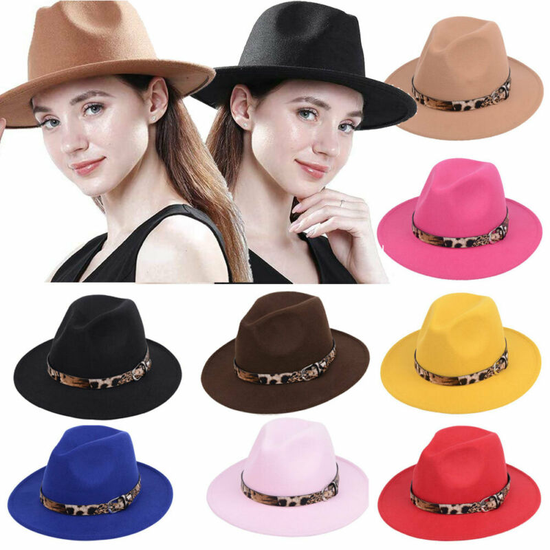 Fedora Hat men women Imitation wool winter women felt hats men black top Jazz Hat Fedoras Hat Sombrero Mujer