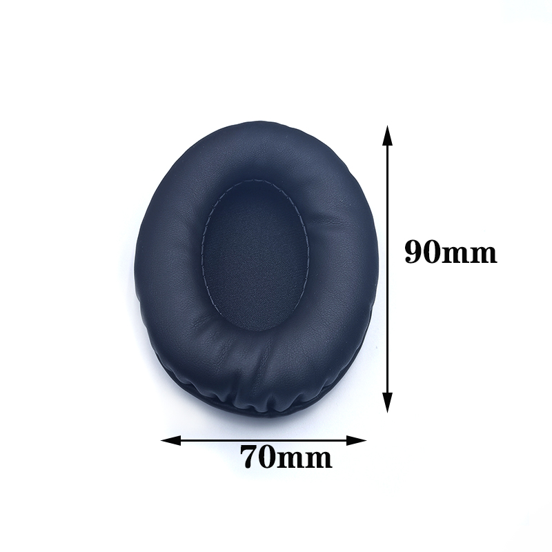 Almohadillas ovaladas para auriculares, fundas de esponja, cojín de espuma de cuero 60*70 60*80 65*85 70*90 75*95 80*100 85*105 90*105 90*110 2 uds: Marfil