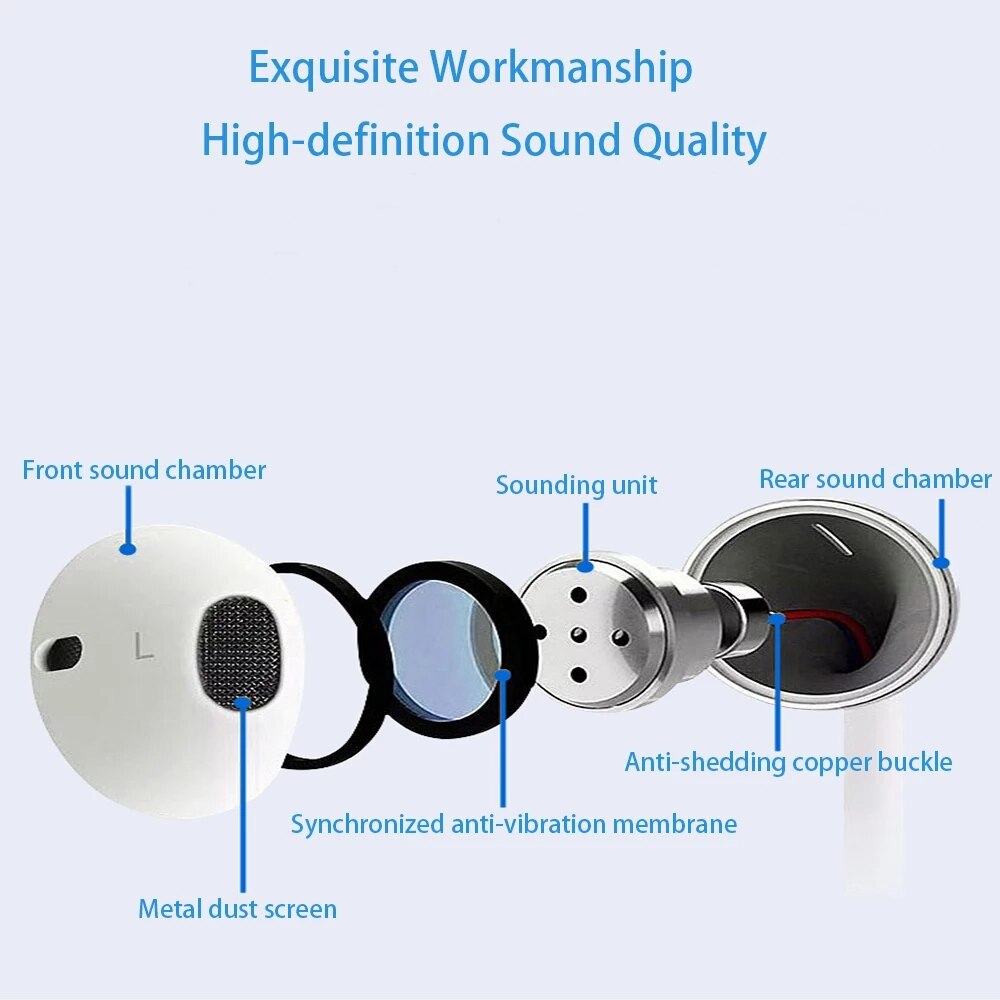 per Huawei Honor sono 115 cuffie con 3.5mm in orecchio auricolari altoparlante controllore cablato per Huawei P10 P9 P8 compagno9