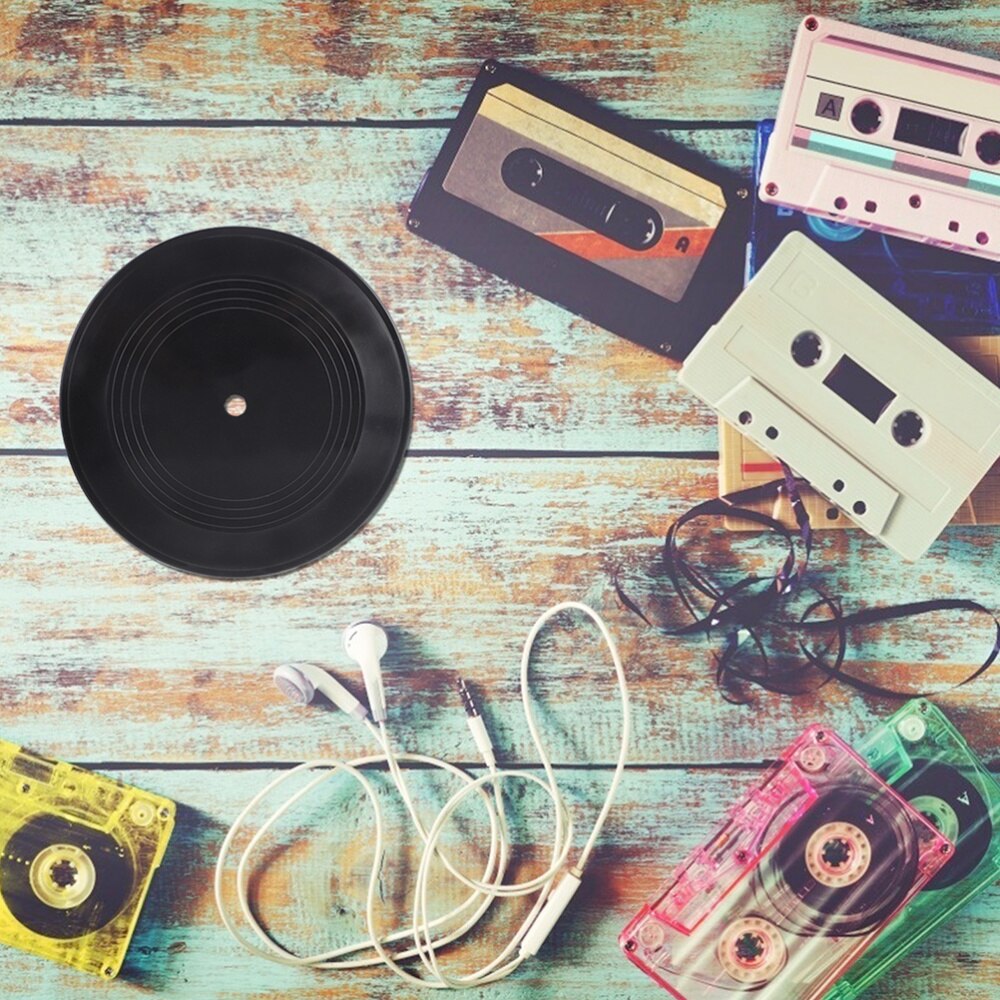 5pcs Blank Vinyl Records Indie Aesthetic Room Decor Wall Decorative Records